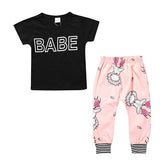 new summer boy's short-sleeved cotton baby clothes set fashion t-shirt + pants baby boys clothing set