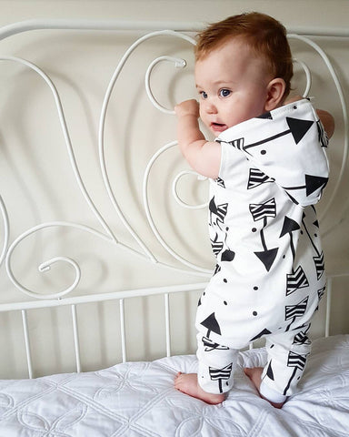 new cute Children Sleeveless Arrow Clothing Infant Baby