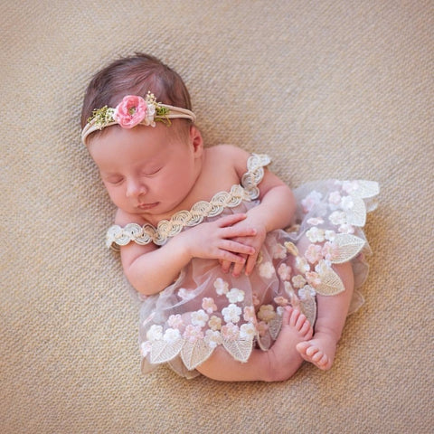 Newborn Princess  Lace Dress