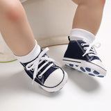 New Active All Star Lace-Up Canvas Shoes For 0-18M Baby Boys Girls
