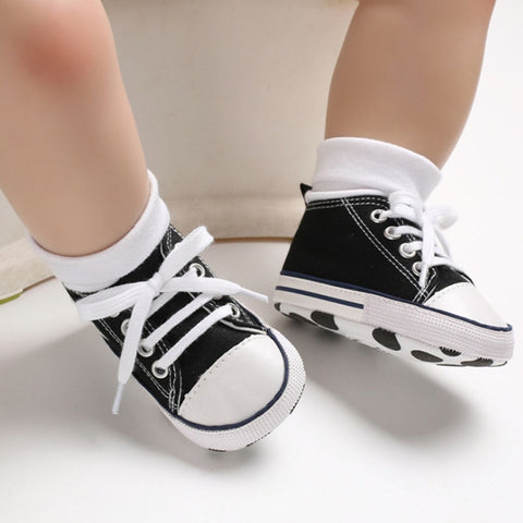 New 2019 Canvas Infant Toddler Baby Sneakers Sport Shoes