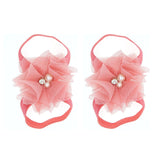 Baby Lace Flower Foot Elastic Shoes