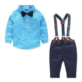 Cotton Baby Boy Clothing Set Spring Children Clothes Gentleman Newborn Baby Clothes