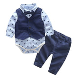 Cotton Baby Boy Clothing Set Spring Children Clothes Gentleman Newborn Baby Clothes